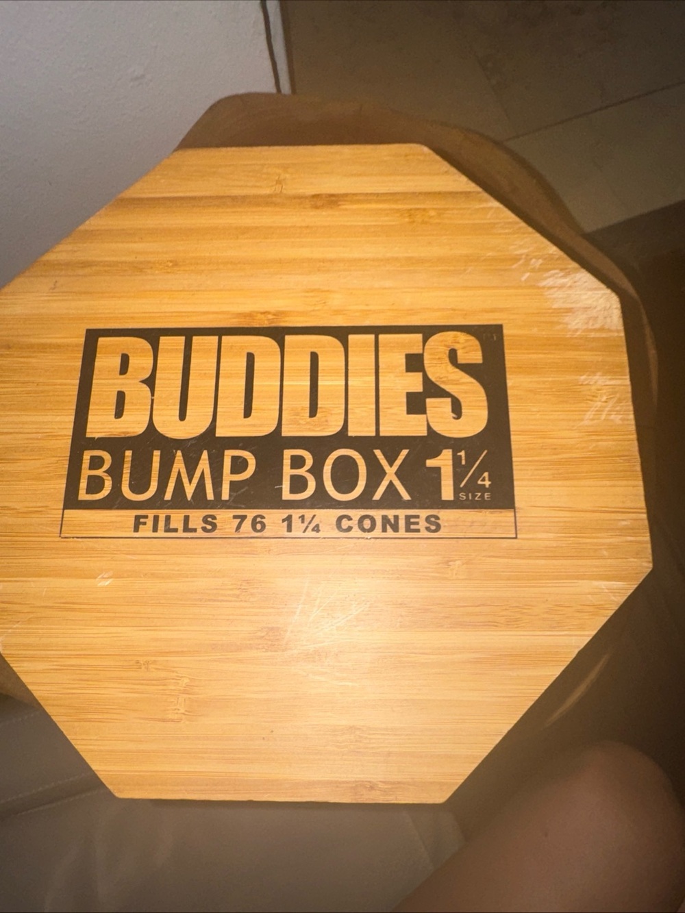 Buddies Bamboo Bump Box - Natural Wood